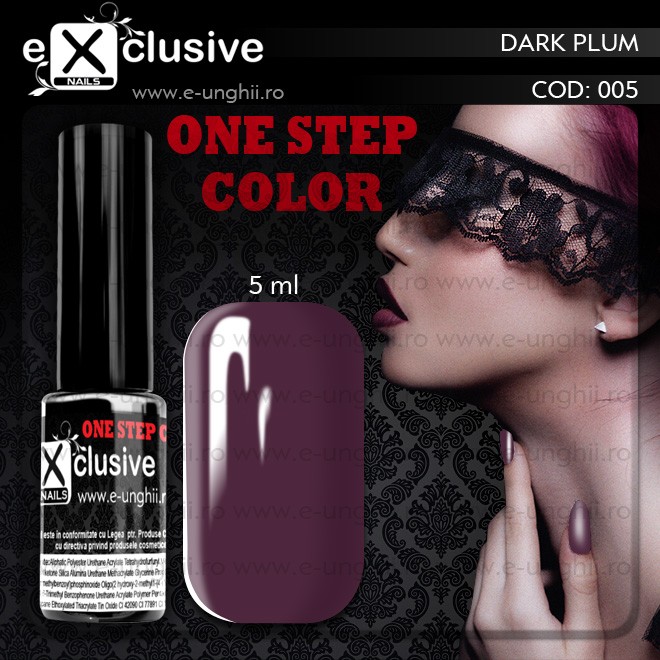 Gel Lac EXCLUSIVE ONE STEP 005 - Oja Semipermanenta 3 in 1