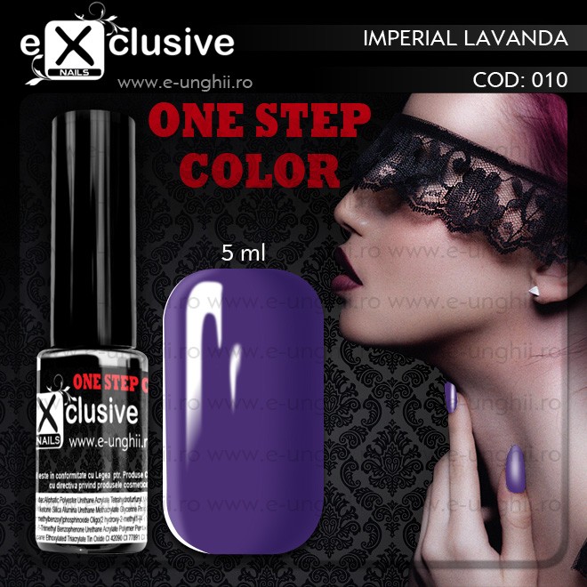 Gel Lac EXCLUSIVE ONE STEP 010 - Oja Semipermanenta 3 in 1