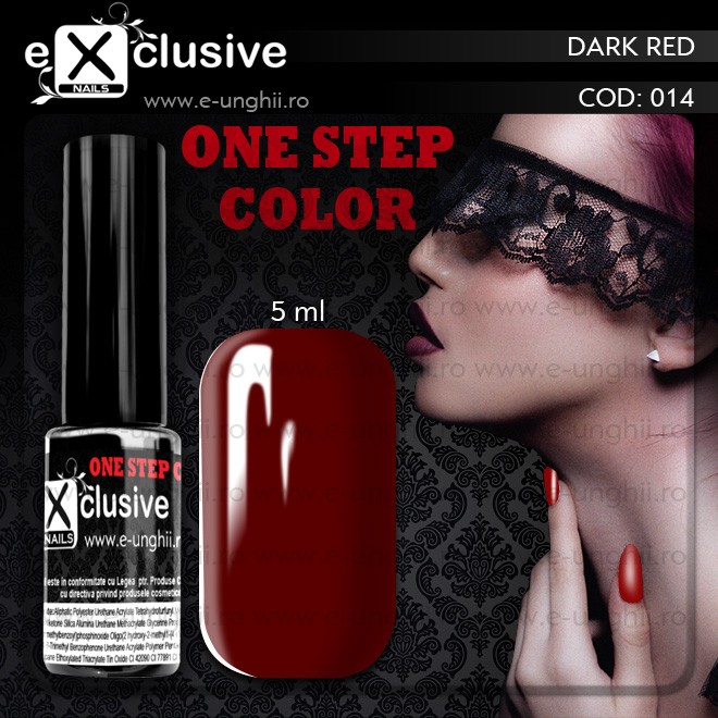 Gel Lac EXCLUSIVE ONE STEP 014 - Oja Semipermanenta 3 in 1