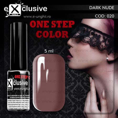Gel Lac EXCLUSIVE ONE STEP 020 - Oja Semipermanenta 3 in 1
