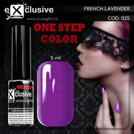 Gel Lac EXCLUSIVE ONE STEP 025 - Oja Semipermanenta 3 in 1
