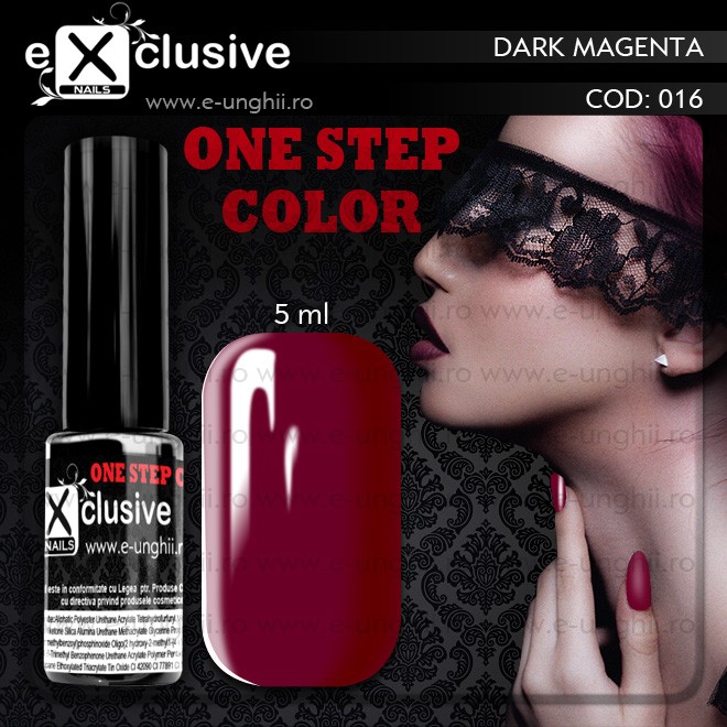 Gel Lac EXCLUSIVE ONE STEP 016 - Oja Semipermanenta 3 in 1