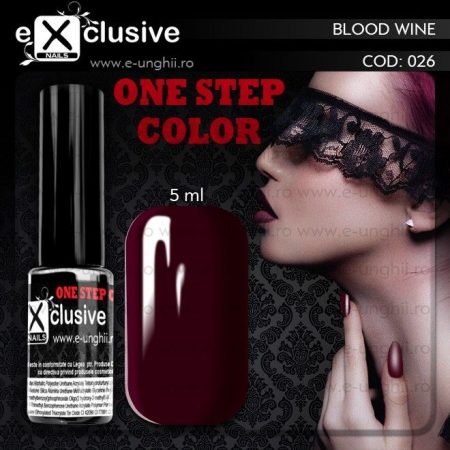 Gel Lac EXCLUSIVE ONE STEP 026 - Oja Semipermanenta 3 in 1